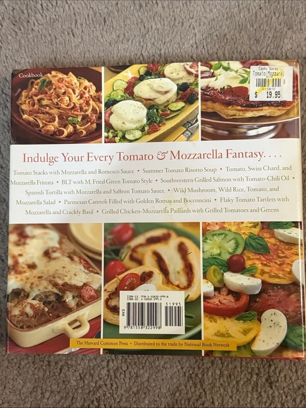 “Tomatoes & Mozzarella” Cookbook by Hallie Harron and Shelley Sikora!